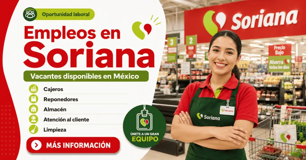 Vacantes en Soriana: guía para encontrar empleos en supermercado y tienda