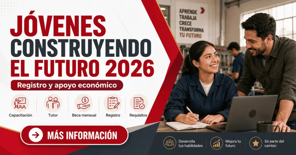 Jóvenes Construyendo el Futuro y programas de formación laboral